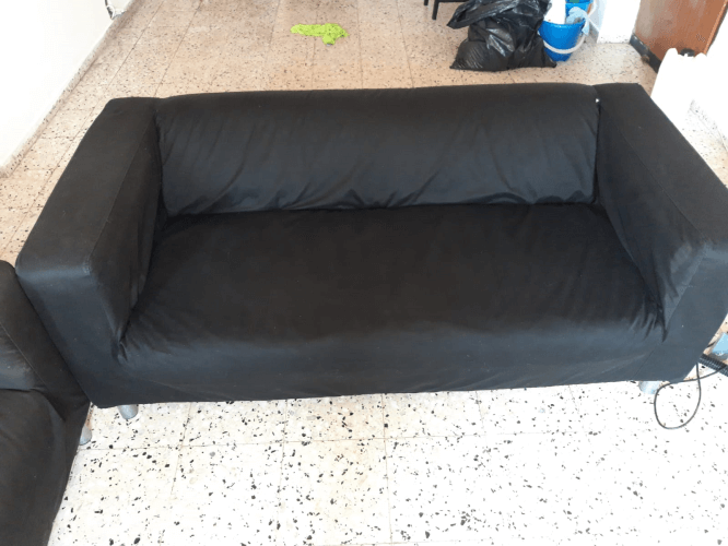 ניקיון ספה מבד אחרי